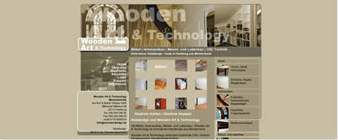 Webseitengestaltung www.woodendesign.de